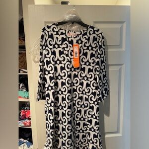 Jude Connally, Megan dress, long-extra 3 inches, Size Large